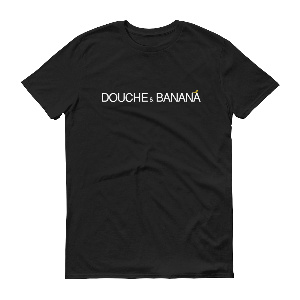 Douche and Banana Crew Neck S-Sleeve T-shirt