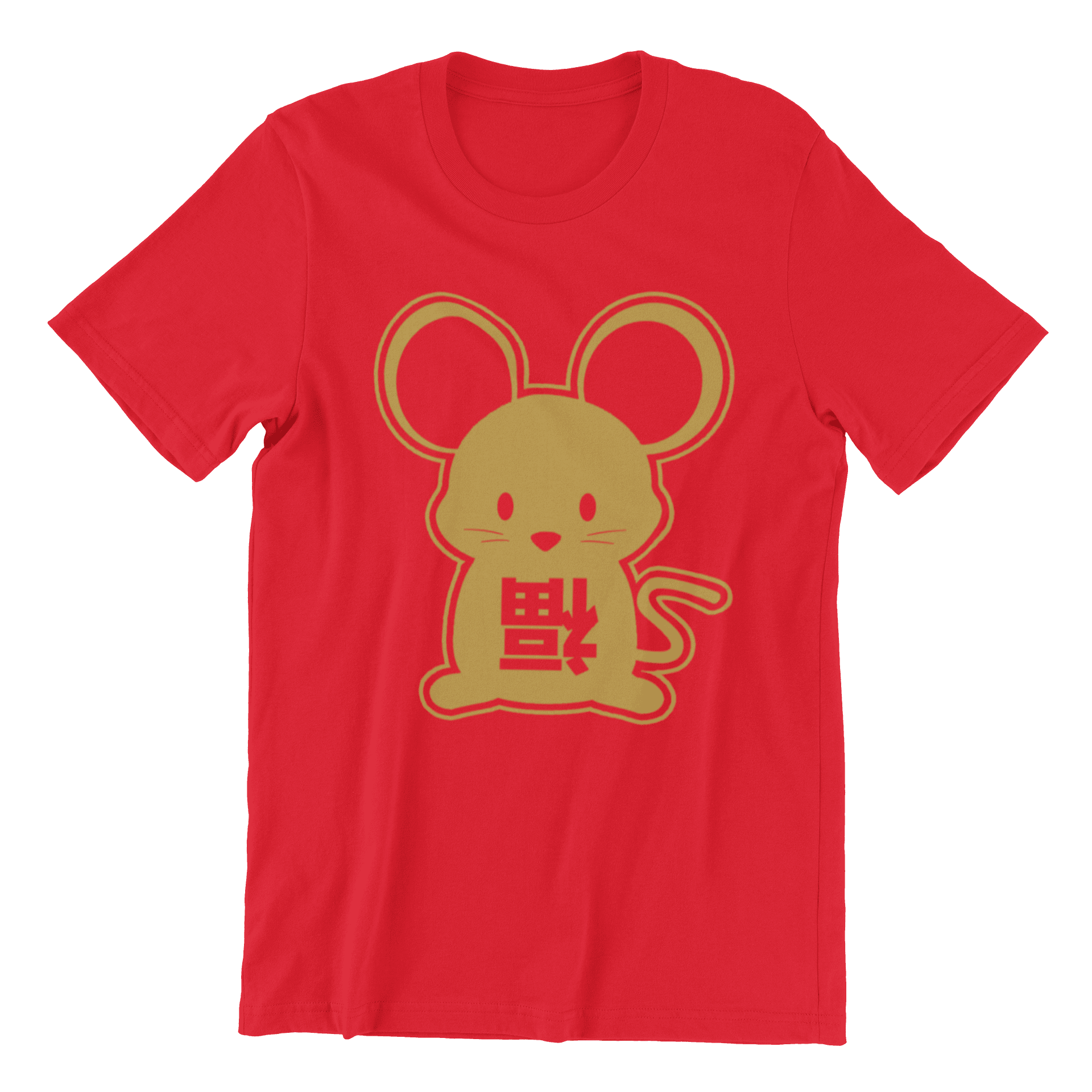 Hock Mouse Crew Neck S-Sleeve T-shirt
