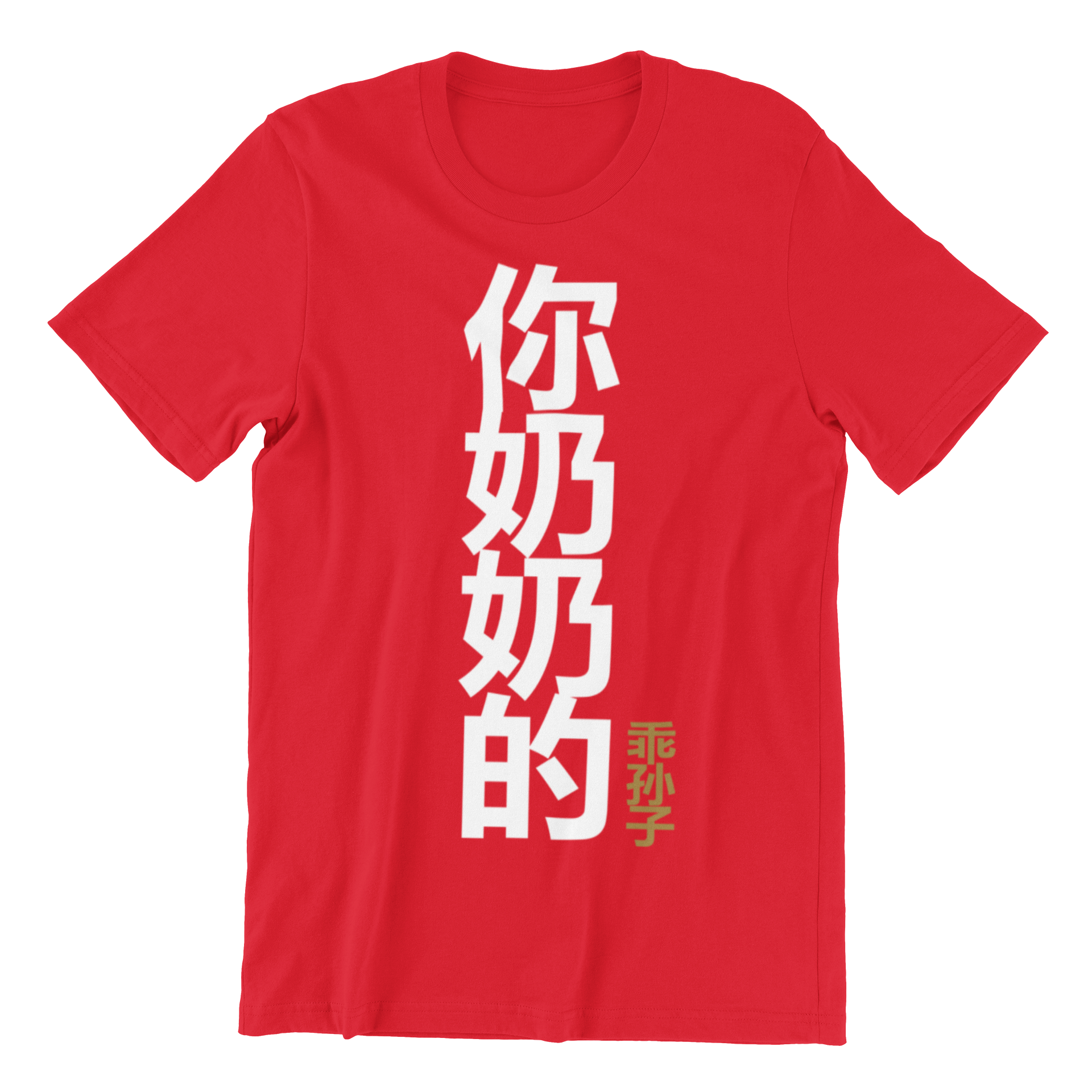你奶奶的乖孙子 Your Grandmother's Obedient Grandson Kids Crew Neck S-Sleeve T-shirt