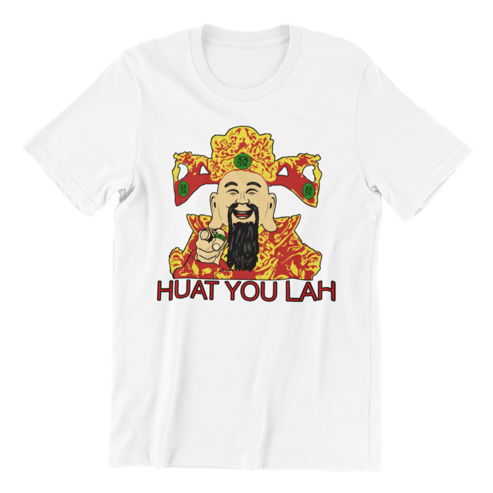 Huat You Lah Cai Sheng Ye Crew Neck S-Sleeve T-shirt
