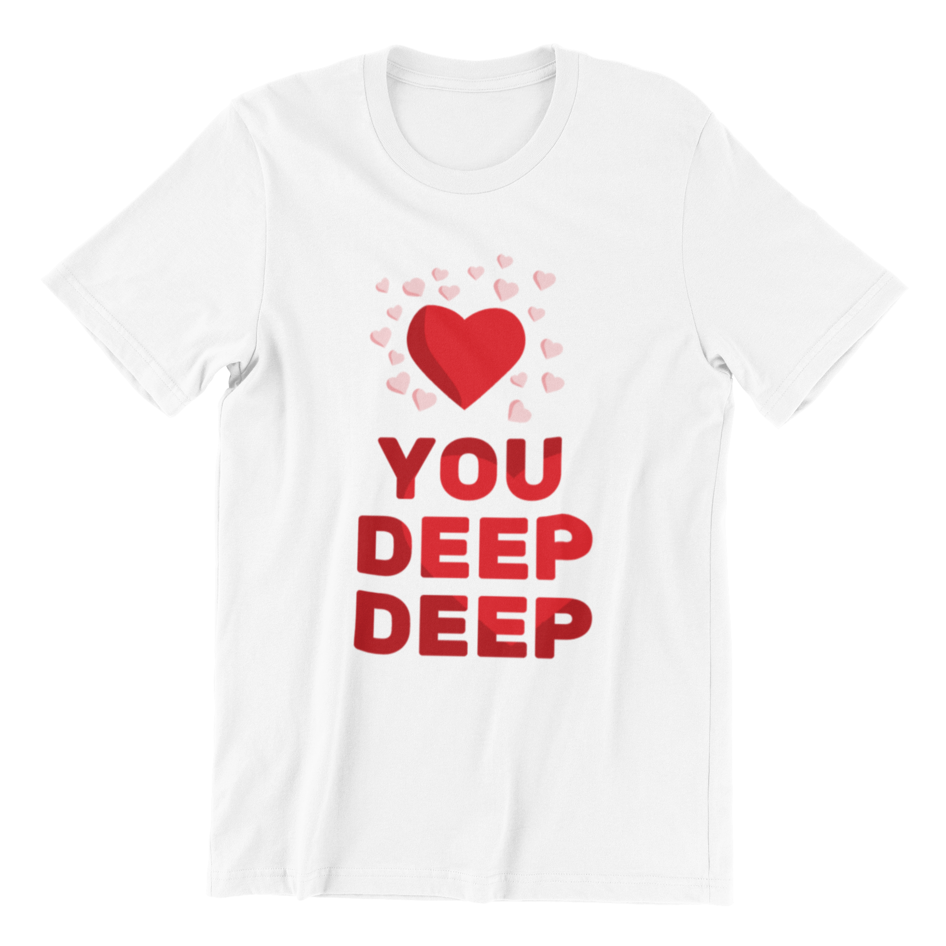 Love You Deep Deep Crew Neck S-Sleeve T-shirt