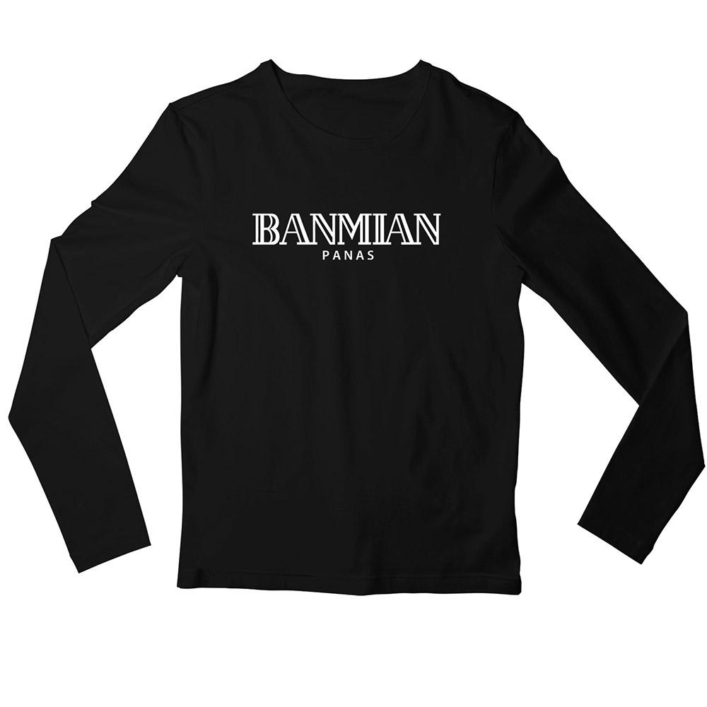 Banmian Crew Neck L-Sleeve T-shirt