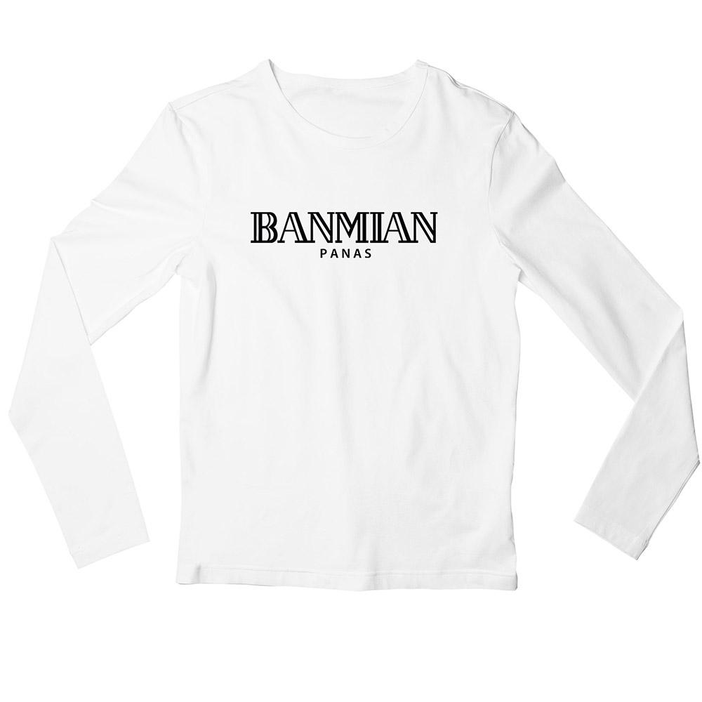 Banmian Crew Neck L-Sleeve T-shirt
