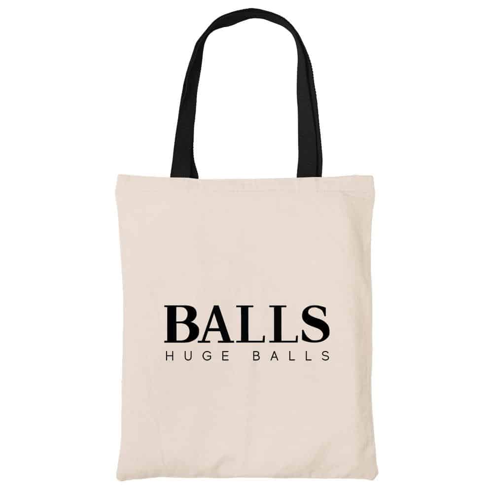 Huge Balls Beech Canvas Tote Bag