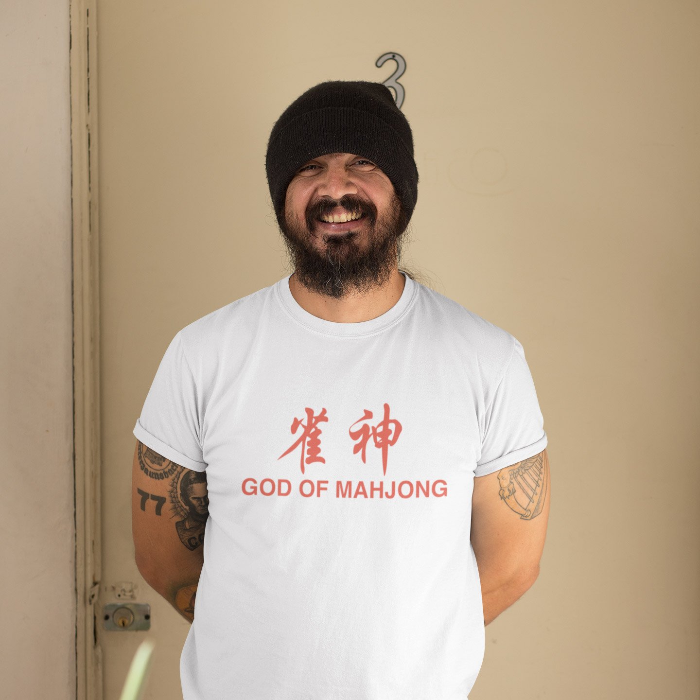 God of Mahjong Crew Neck S-Sleeve T-shirt
