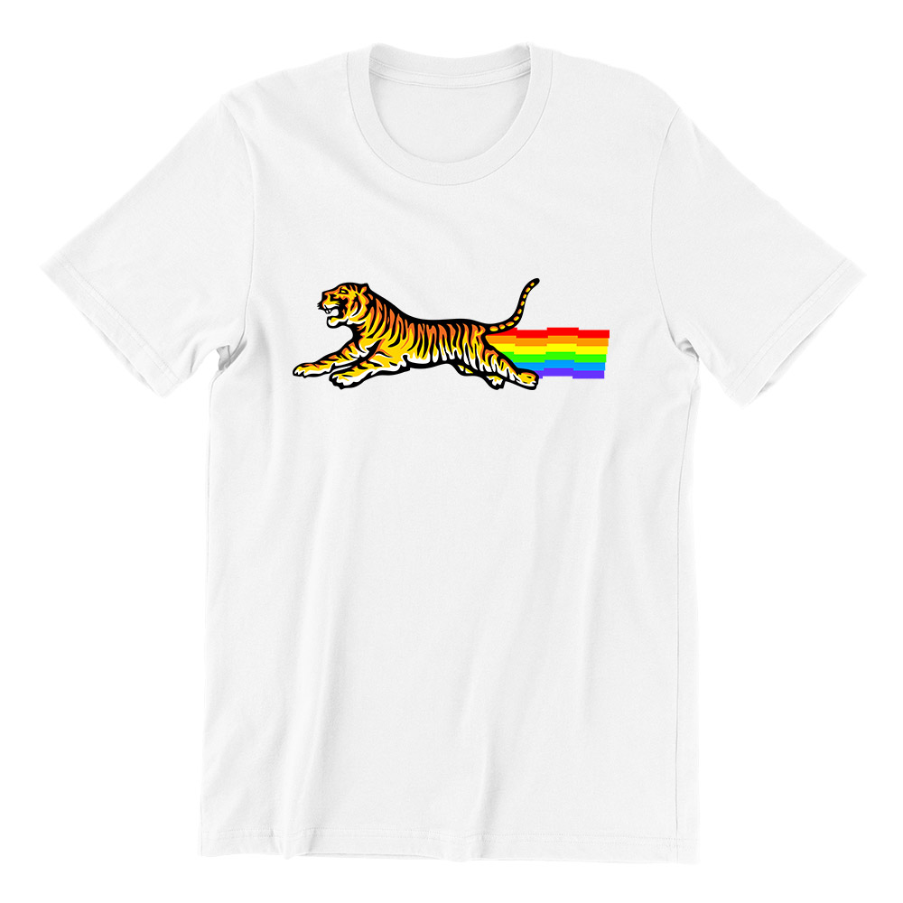 Tiger Rainbow Short Sleeve T-shirt