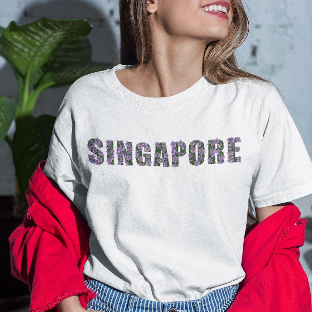 Singapore Orchids Short Sleeve T-shirt