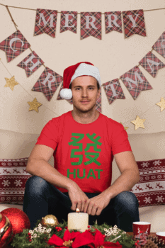 (Christmas Edition) Huat Crew Neck S-Sleeve T-shirt