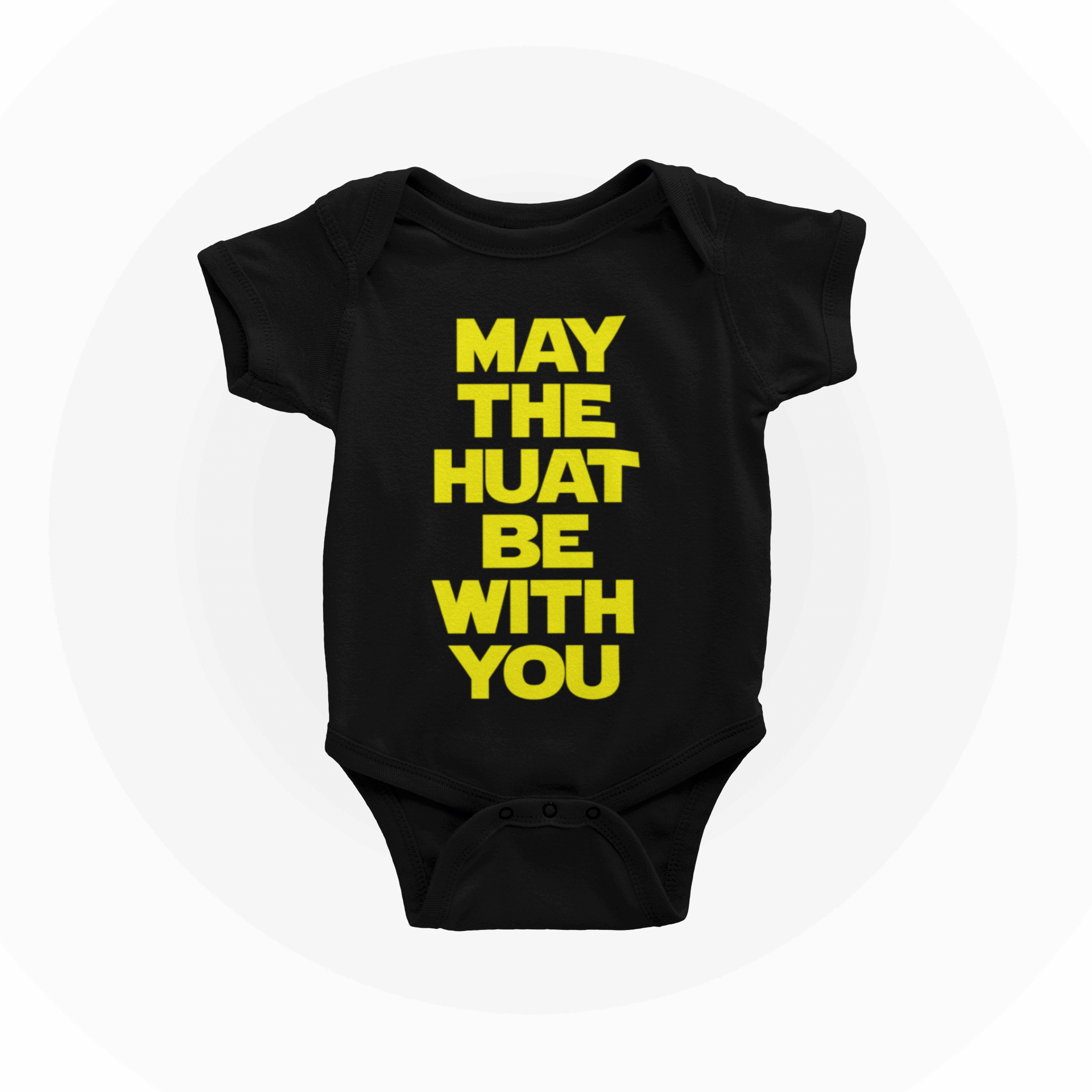 May The Huat Be With You S-Sleeve Romper
