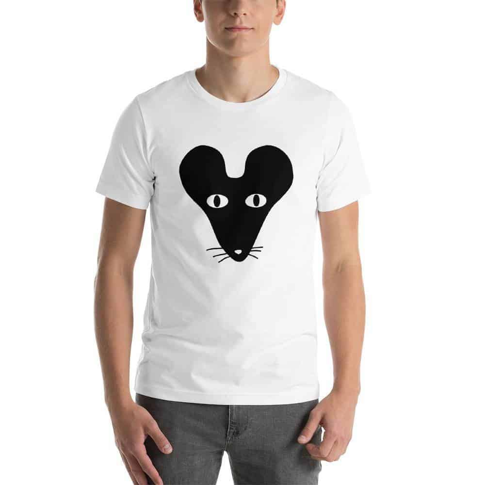 Black Faced Rat Crew Neck S-Sleeve T-shirt