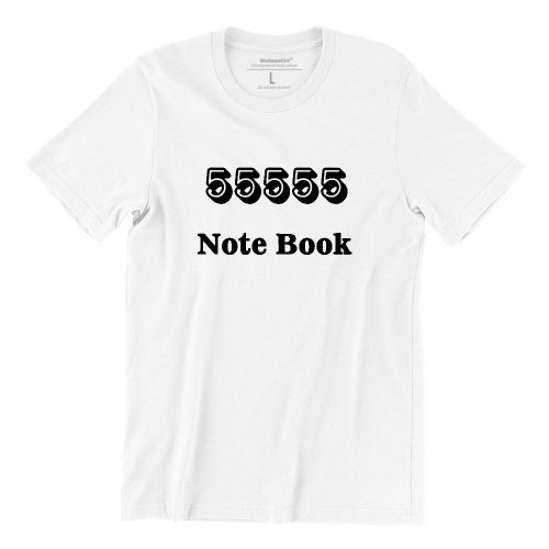 55555-Notebook-white-short-sleeve-womens-funny-singapore-teeshrt.jpg