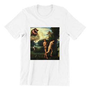 Adam and Eve Short Sleeve white T-shirt