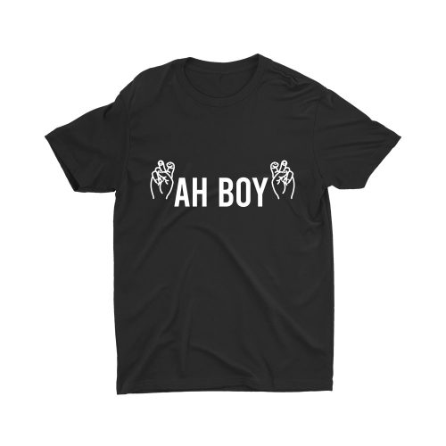 Ah Boy-unisex-children-singapore-black-tshirt-for-boys-and-girls