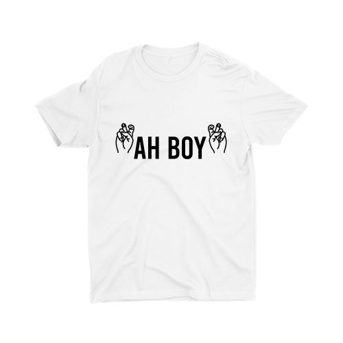 Ah Boy-unisex-kids-t-shirt-white-streetwear-singapore-for-boys-and-girls