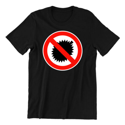 Anti Durian-black-womens-t-shirt-casualwear-singapore-singlish-online-vinyl-print-shop