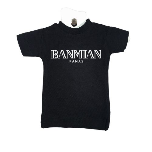 Banmian-black-mini-t-shirt-home-furniture-decoration