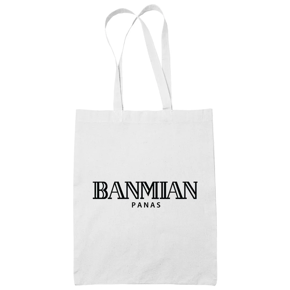 Banmian-cotton-white-tote-bag-carrier-shoulder-ladies-shoulder-shopping-grocery-bag-uncleanht