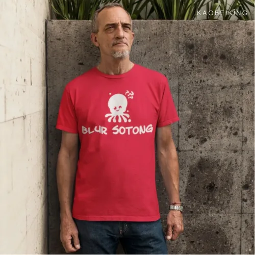 Blur Sotong Graphic T-Shirt | Singapore Playful Streetwear Unisex Tee
