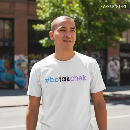 #Botakchek Graphic T-Shirt | Singapore Slang Streetwear Unisex Tee