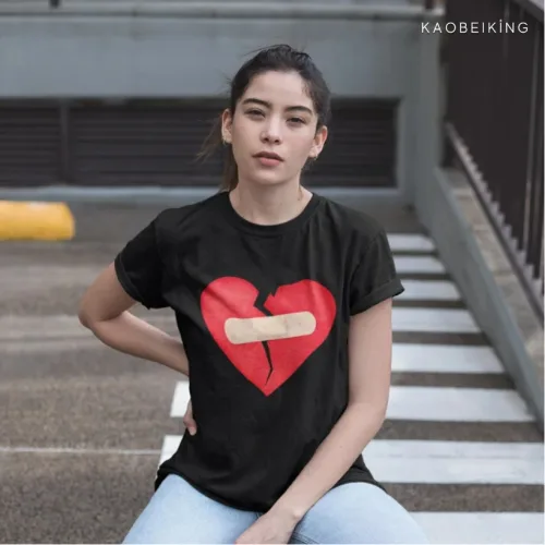 Broken Heart Graphic T-Shirt | Singapore Humor Streetwear Unisex Tee