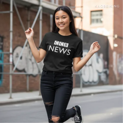 CCB News Graphic T-Shirt | Singapore Playful Streetwear Unisex Tee