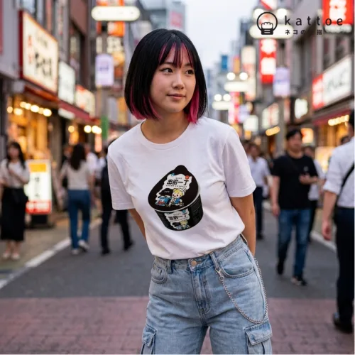 CQYD Black Garlic Oil Graphic T-Shirt | Singapore Playful Streetwear Unisex Tee
