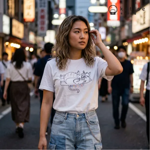 Catzilla Graphic T-Shirt | Singapore Playful Streetwear Unisex Tee