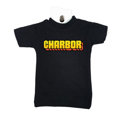 Charbor-black-mini-t-shirt-home-furniture-decoration
