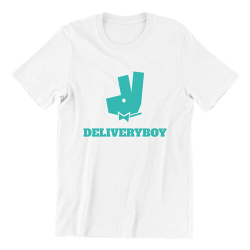 Deliveryboy-white-short-sleeve-mens-teeshirt-singapore-kaobeiking-creative-print-fashion-store