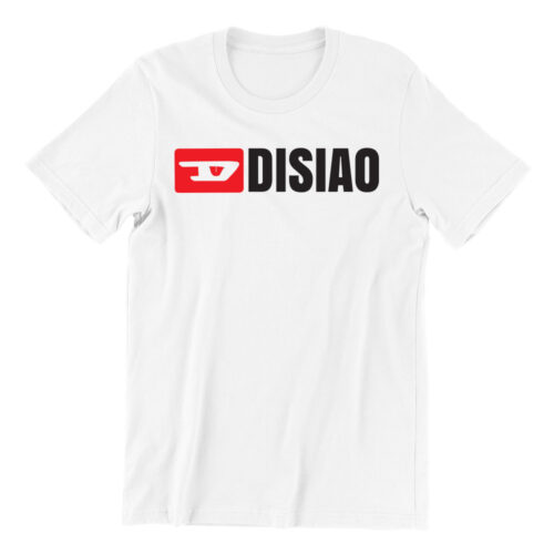 Di-siao-white-short-sleeve-mens-teeshirt-singapore-kaobeiking-creative-print-fashion-store
