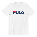 FULA-white-short-sleeve-mens-teeshirt-singapore-kaobeiking-creative-print-fashion-store