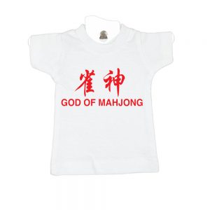 God of Mahjong-white-mini-t-shirt-home-furniture-decoration