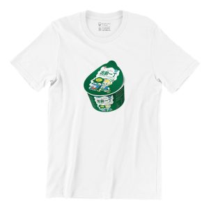Green-GarlicChicken-white-short-sleeve-womens-teeshirt-kattoe