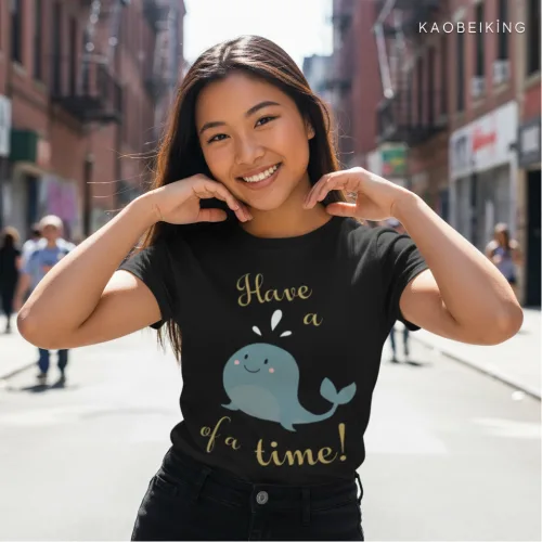 Have a Whale of a Time Graphic T-Shirt | Singapore Slang Streetwear Unisex Tee