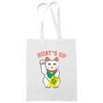 Huat's-Up-cotton-white-tote-bag-carrier-shoulder-ladies-shoulder-shopping-groceries-bag-wetteshirt