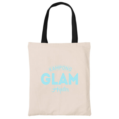 Kampong Glam canvas heavy duty tote bag grocery shopping carrier