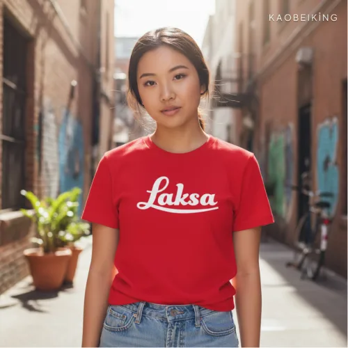 Laksa Graphic T-Shirt | Singapore Playful Streetwear Unisex Tee