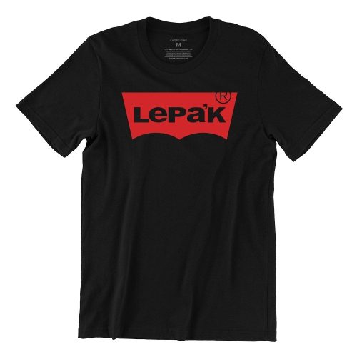 Lepak-black-casualwear-womens-tshirt-design-kaobeiking-singapore-funny-clothing-online-shop.jpg