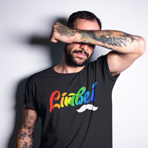 Limbei-Mostauch-rainbow-tshirt-singapore-adult-streetwear-kaobeiking-hokkien-slang-singlish-design