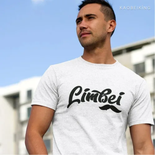 Limbei Moustache Graphic T-Shirt | Singapore Language Streetwear Unisex Tee