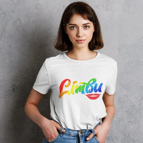 Limbu-Lips-rainbow-tshirt-singapore-kaobeiking-hokkien-slang-singlish-design