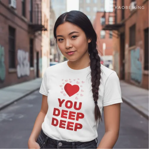 Love You Deep Deep Graphic T-Shirt | Singapore Playful Streetwear Unisex Tee
