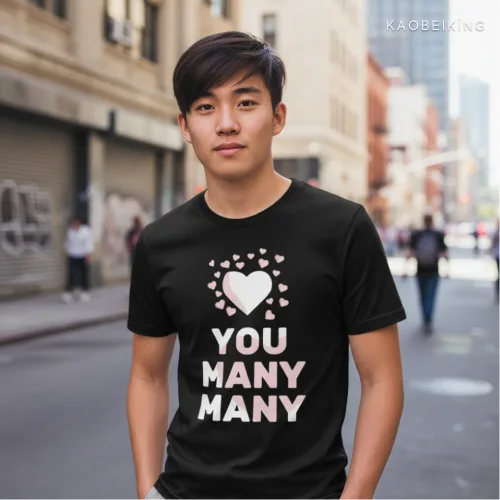Love You Many Many Graphic T-Shirt | Singapore Playful Streetwear Unisex Tee