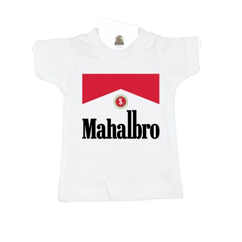 Mahalbro-white-mini-t-car-windscreen-hanger-decoration