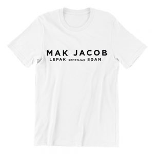 Mak Jacobt white short sleeve womens teeshirt singapore fashion