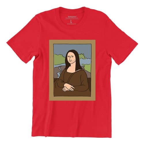 Mona-lisa-red-girls-crew-neck-tshirt-singapore-clothing-1.jpg