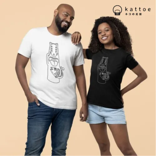 No-Face Outline Graphic T-Shirt | Singapore Playful Streetwear Unisex Tee