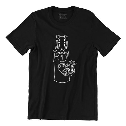 No-Face Outline Short Sleeve T-shirt - Image 2