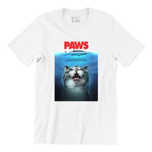 Paws-white-short-sleeve-womens-teeshirt-kattoe
