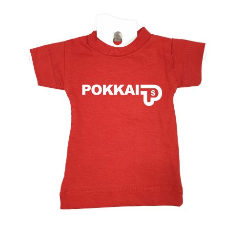 Pokkai-red-mini-t-shirt-home-furniture-decoration